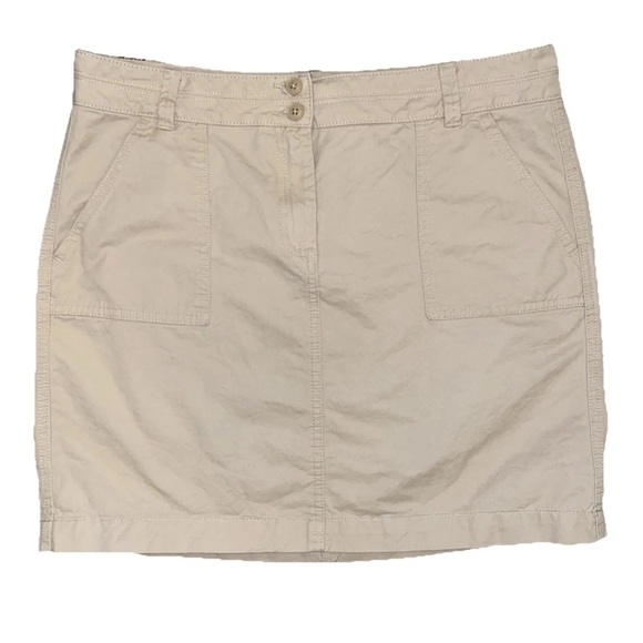 Tommy Hilfiger Dresses & Skirts - Tommy Hilfiger Women's Khaki Chino Casual Skirt 100% Cotton